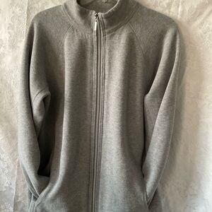 Tommy Bahama Women’s Heather Gray Zip-Up Sweatshirt